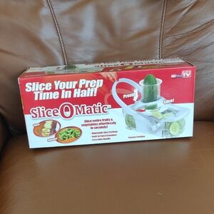 New!SLICE-O-MATIC Kitchen Slices Fruits, Vegetables in Seconds Slicer